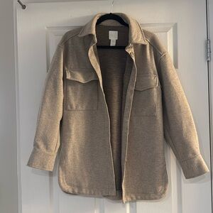 H&M Tan Shacket